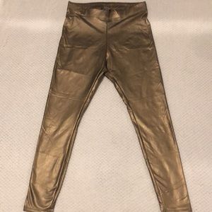 Gold leggings